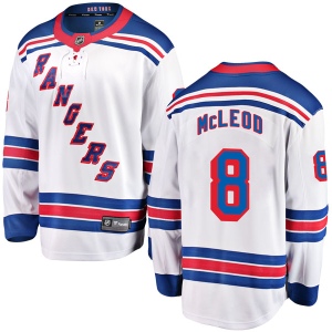 Youth Cody McLeod New York Rangers Breakaway Away Jersey - White