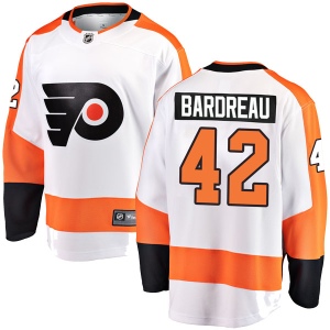 Youth Cole Bardreau Philadelphia Flyers Breakaway Away Jersey - White