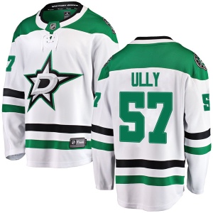 Youth Cole Ully Dallas Stars Breakaway Away Jersey - White