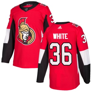 Youth Colin White Ottawa Senators Authentic Home Jersey - Red