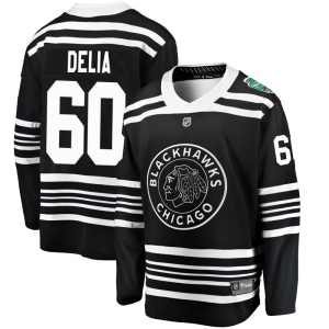 Youth Collin Delia Chicago Blackhawks 2019 Winter Classic Breakaway Jersey - Black