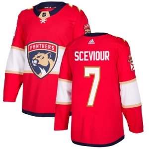 Youth Colton Sceviour Florida Panthers Authentic Home Jersey - Red