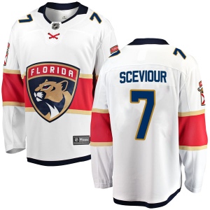 Youth Colton Sceviour Florida Panthers Breakaway Away Jersey - White