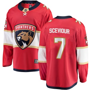 Youth Colton Sceviour Florida Panthers Breakaway Home Jersey - Red