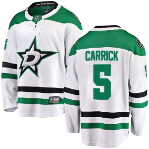 Youth Connor Carrick Dallas Stars Breakaway Away Jersey - White