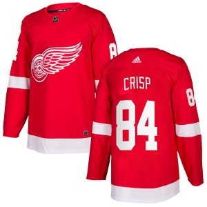 Youth Connor Crisp Detroit Red Wings Authentic Home Jersey - Red