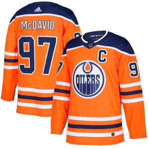 Youth Connor McDavid Edmonton Oilers Authentic Home Jersey - Orange