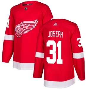 Youth Curtis Joseph Detroit Red Wings Authentic Home Jersey - Red