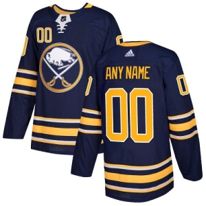 Youth Custom Buffalo Sabres Authentic Home Jersey - Navy Blue