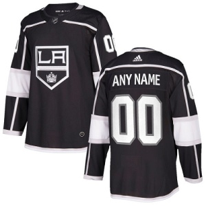 Youth Custom Los Angeles Kings Authentic Home Jersey - Black