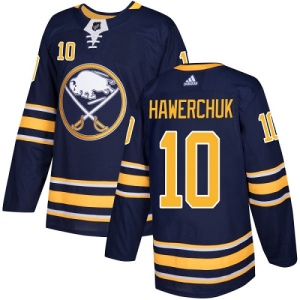 Youth Dale Hawerchuk Buffalo Sabres Authentic Home Jersey - Navy Blue