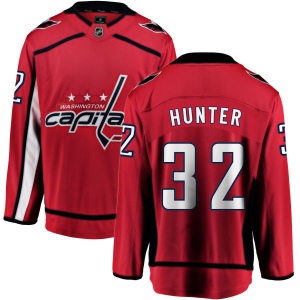 Youth Dale Hunter Washington Capitals Home Breakaway Jersey - Red