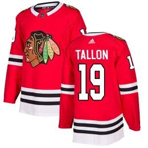 Youth Dale Tallon Chicago Blackhawks Authentic Home Jersey - Red