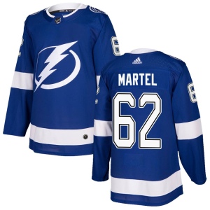 Youth Danick Martel Tampa Bay Lightning Authentic Home Jersey - Blue