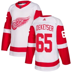 Youth Danny DeKeyser Detroit Red Wings Authentic Away Jersey - White