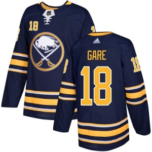 Youth Danny Gare Buffalo Sabres Authentic Home Jersey - Navy Blue