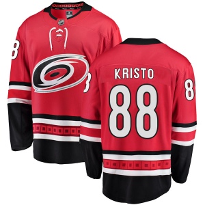 Youth Danny Kristo Carolina Hurricanes Breakaway Home Jersey - Red