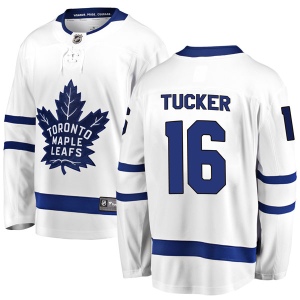 Youth Darcy Tucker Toronto Maple Leafs Breakaway Away Jersey - White