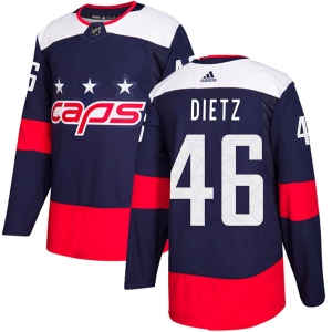 Youth Darren Dietz Washington Capitals Authentic 2018 Stadium Series Jersey - Navy Blue