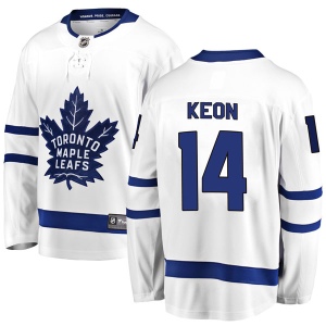 Youth Dave Keon Toronto Maple Leafs Breakaway Away Jersey - White