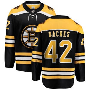 Youth David Backes Boston Bruins Home Breakaway Jersey - Black