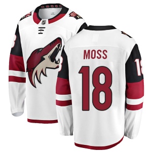 Youth David Moss Arizona Coyotes Authentic Away Jersey - White