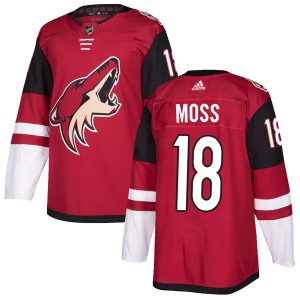 Youth David Moss Arizona Coyotes Authentic Maroon Home Jersey