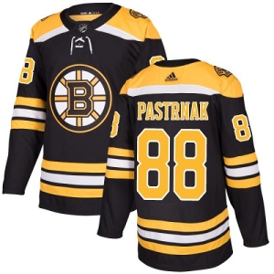 Youth David Pastrnak Boston Bruins Authentic Home Jersey - Black