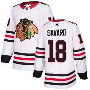 Youth Denis Savard Chicago Blackhawks Authentic Away Jersey - White