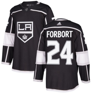 Youth Derek Forbort Los Angeles Kings Authentic Home Jersey - Black