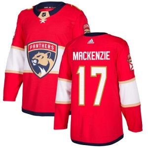 Youth Derek Mackenzie Florida Panthers Authentic Derek MacKenzie Home Jersey - Red