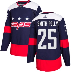 Youth Devante Smith-Pelly Washington Capitals Authentic 2018 Stadium Series Jersey - Navy Blue