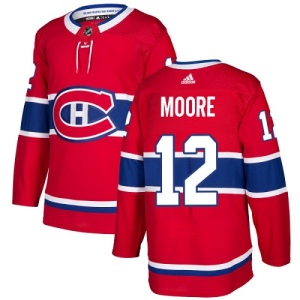 Youth Dickie Moore Montreal Canadiens Authentic Home Jersey - Red