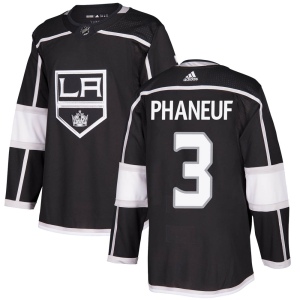 Youth Dion Phaneuf Los Angeles Kings Authentic Home Jersey - Black