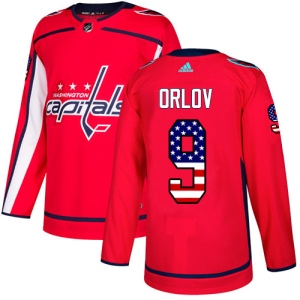 Youth Dmitry Orlov Washington Capitals Authentic USA Flag Fashion Jersey - Red