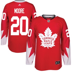 Youth Dominic Moore Toronto Maple Leafs Authentic Alternate Jersey - Red