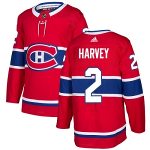 Youth Doug Harvey Montreal Canadiens Authentic Home Jersey - Red