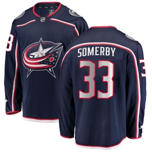 Youth Doyle Somerby Columbus Blue Jackets Breakaway Home Jersey - Navy