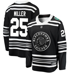 Youth Drew Miller Chicago Blackhawks 2019 Winter Classic Breakaway Jersey - Black