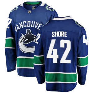 Youth Drew Shore Vancouver Canucks Breakaway Home Jersey - Blue