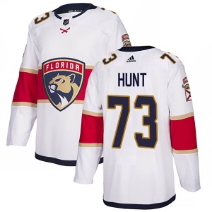 Youth Dryden Hunt Florida Panthers Authentic Away Jersey - White