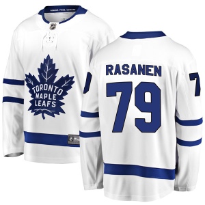 Youth Eemeli Rasanen Toronto Maple Leafs Breakaway Away Jersey - White