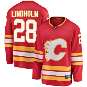 Youth Elias Lindholm Calgary Flames Breakaway Alternate Jersey - Red