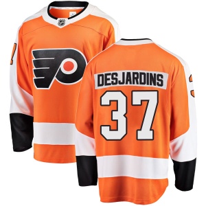 Youth Eric Desjardins Philadelphia Flyers Breakaway Home Jersey - Orange