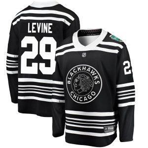 Youth Eric Levine Chicago Blackhawks 2019 Winter Classic Breakaway Jersey - Black