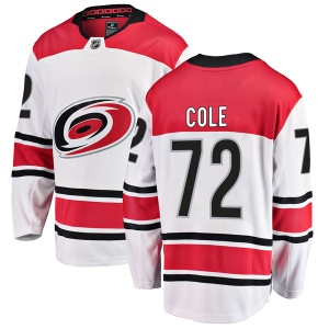 Youth Erik Cole Carolina Hurricanes Breakaway Away Jersey - White