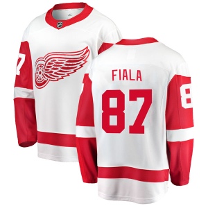 Youth Evan Fiala Detroit Red Wings Breakaway Away Jersey - White