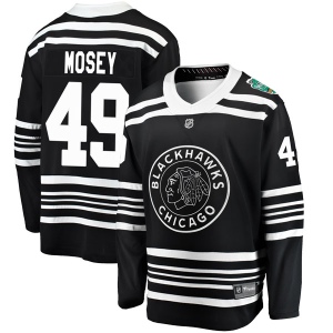 Youth Evan Mosey Chicago Blackhawks 2019 Winter Classic Breakaway Jersey - Black