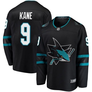 Youth Evander Kane San Jose Sharks Breakaway Alternate Jersey - Black