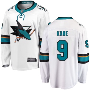 Youth Evander Kane San Jose Sharks Breakaway Away Jersey - White